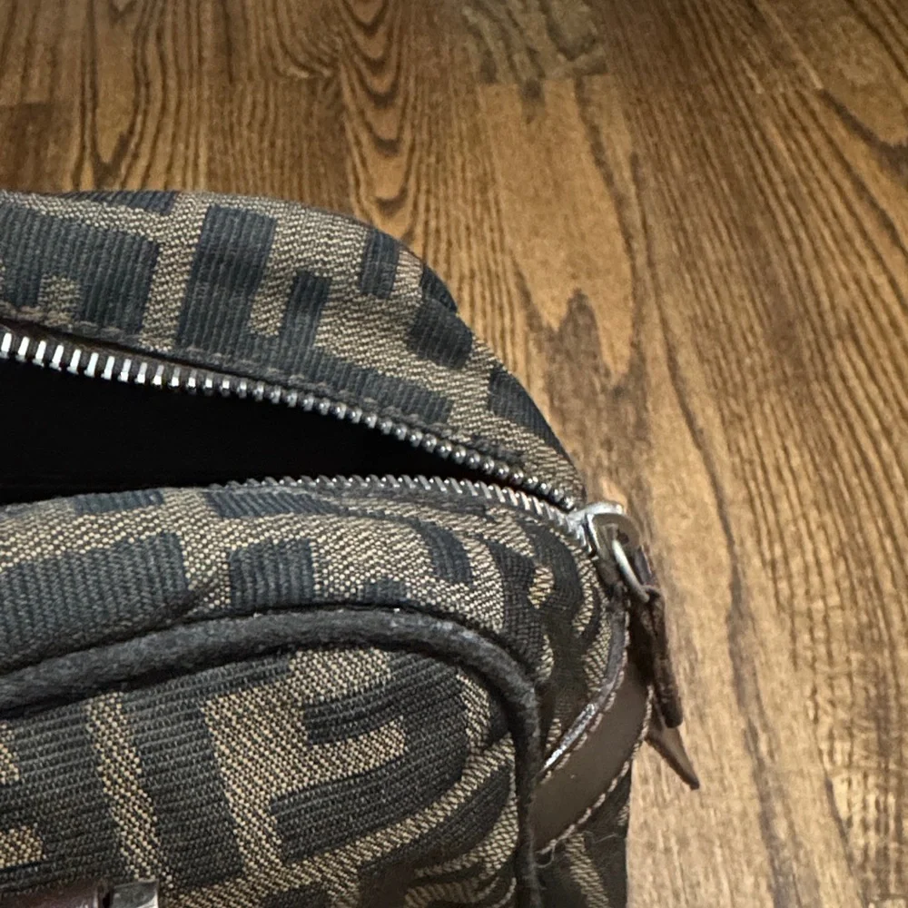 Fendi Zucca Boston Bag Authentic